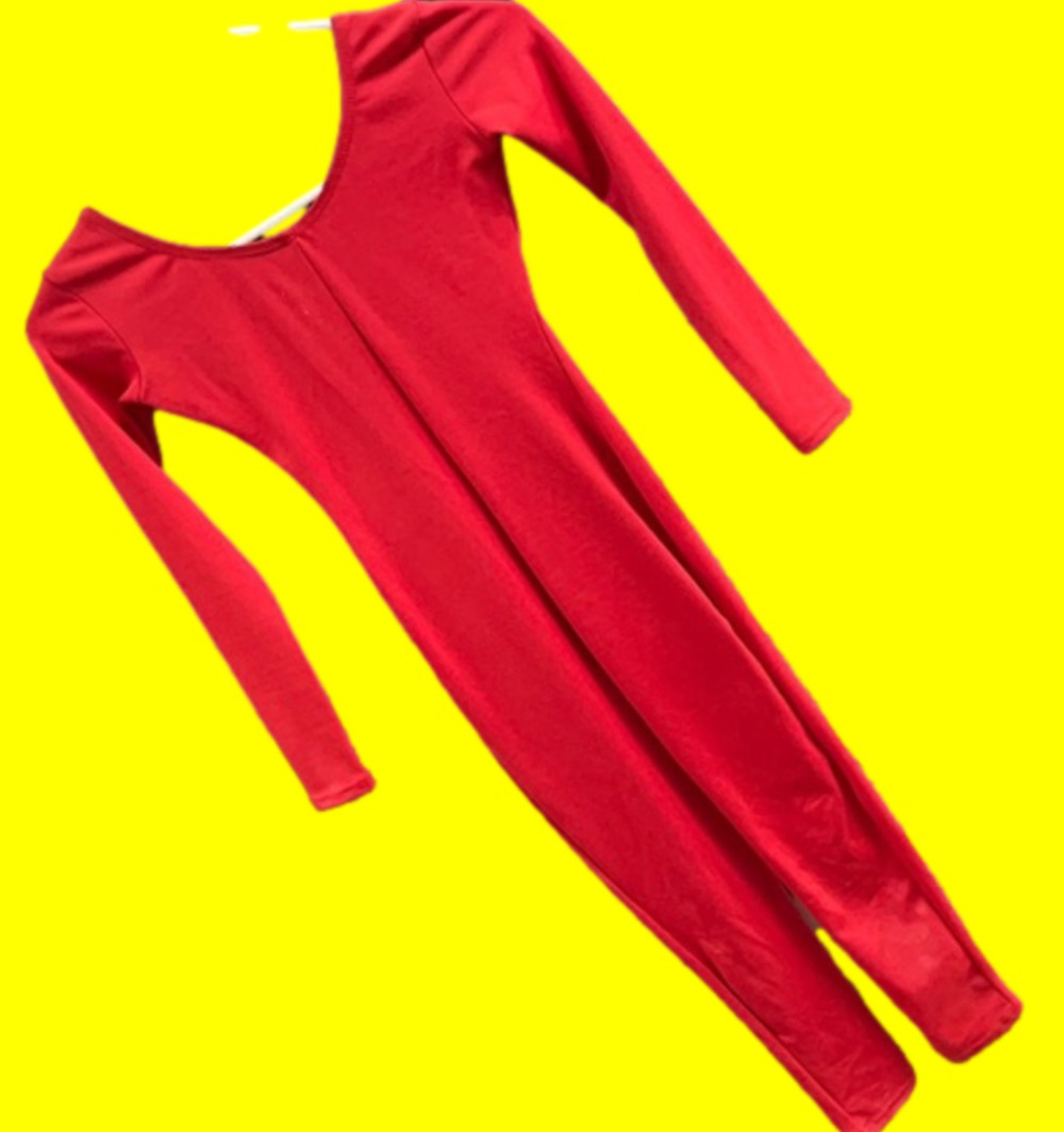 NWOT kid’s red Capezio bodysuit